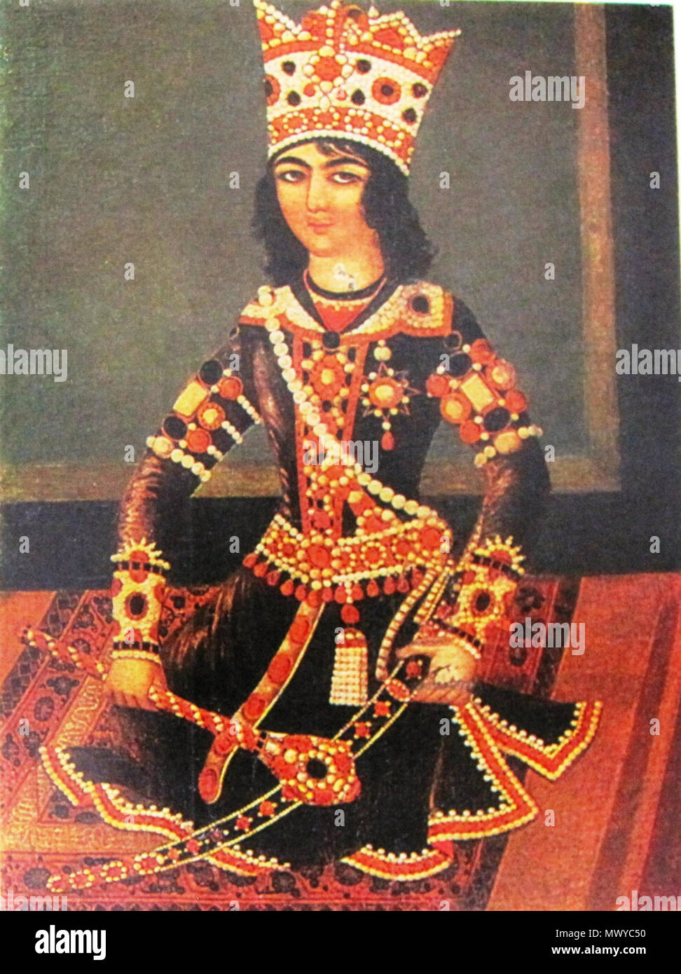 . Portrait of Abbas Mirza . 19th century 23 Abbas Mirza Qajar (Art