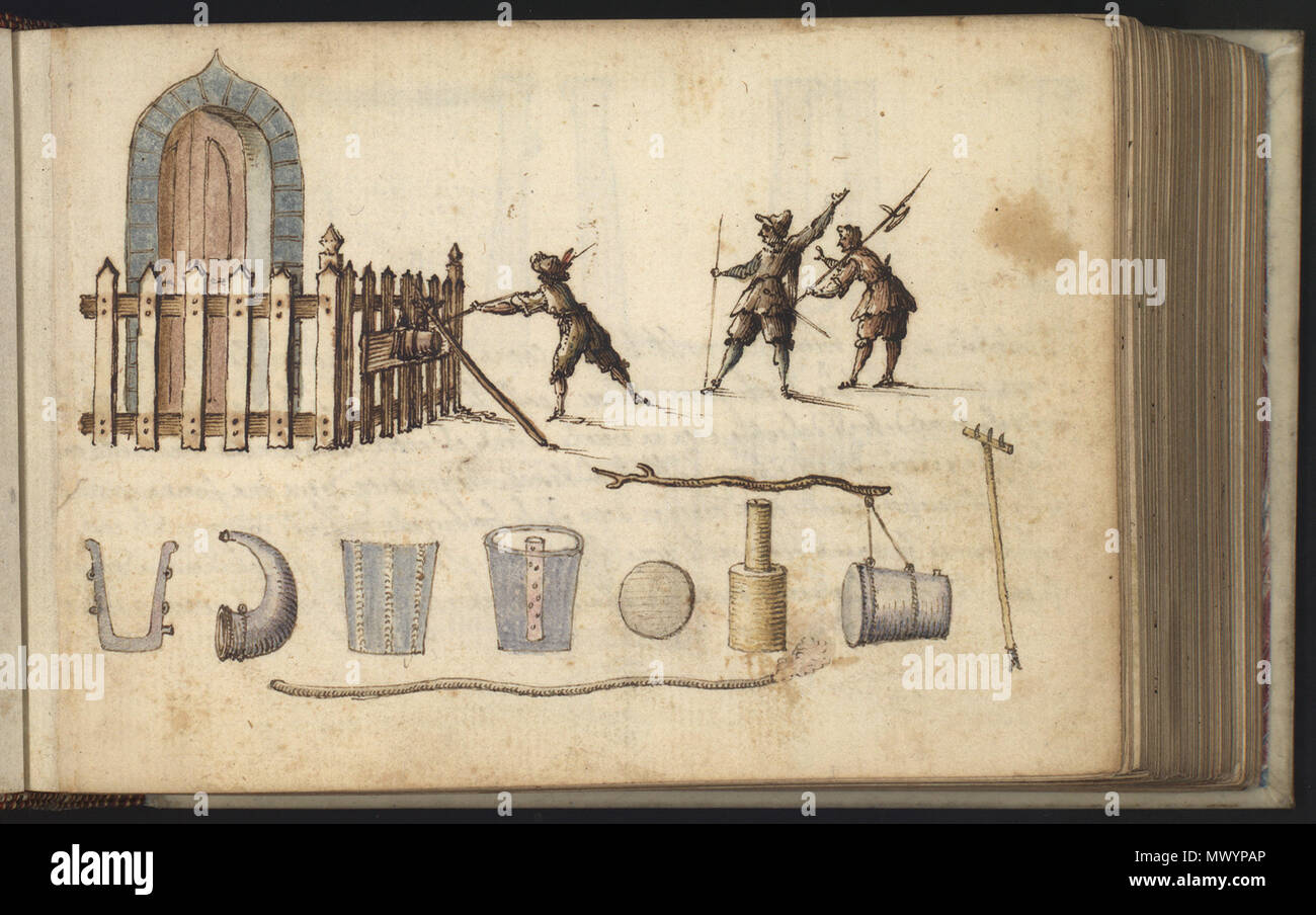 . Illustration of a petard from 'Sketchbook on military art, including