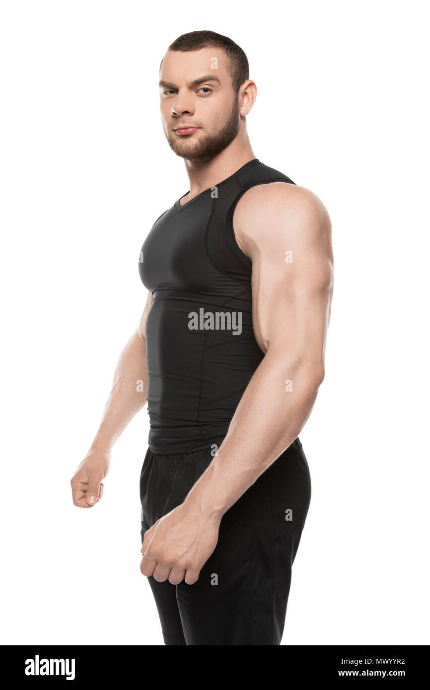 Handsome young muscular man hi-res stock photography and images - Alamy