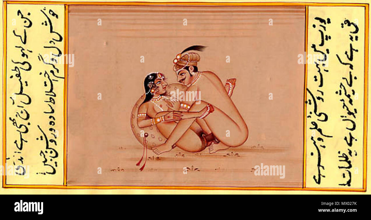 . Kama Sutra Illustration . 19th Century?. Unknown 334 KamaSutra39 Stock Photo