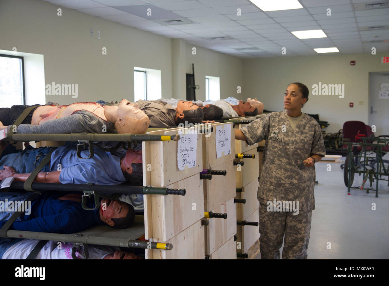 U.S. Army Reserve Staff Sgt. Zulin Jimenez, a mortuary affairs