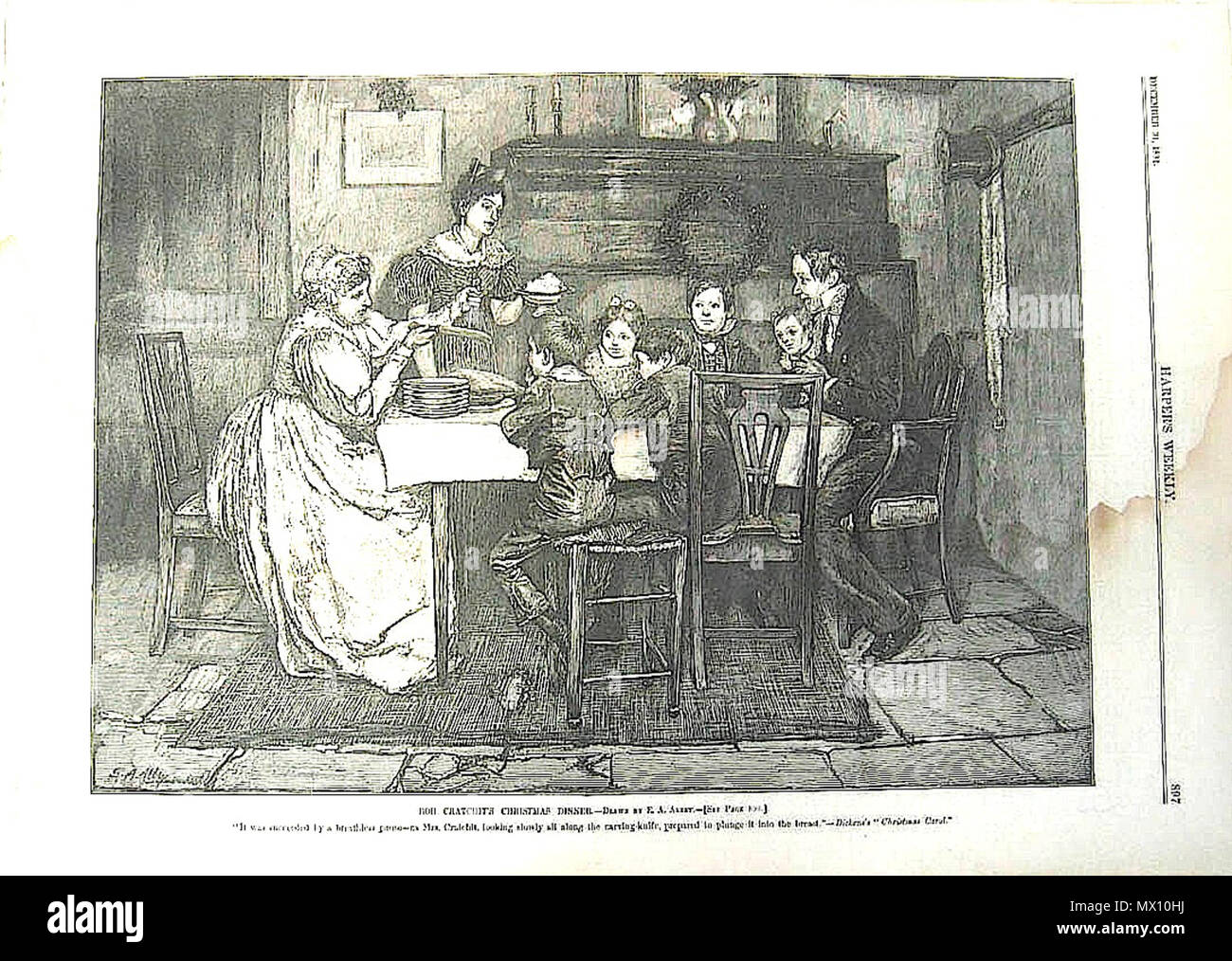 . English A Christmas Carol, Christmas dinner at the Cratchits