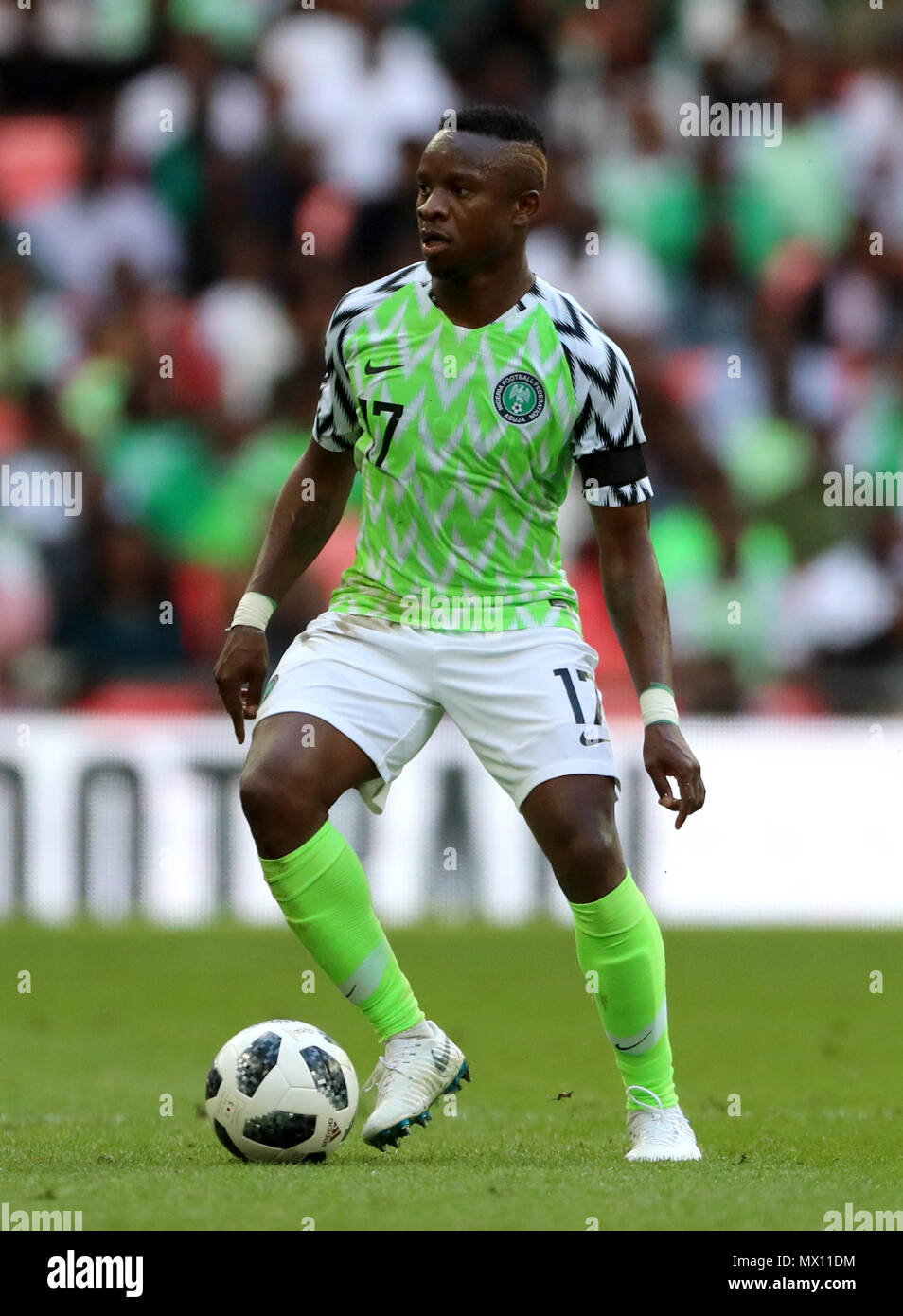 Nigeria's Ogenyi Onazi during the International Friendly match at ...