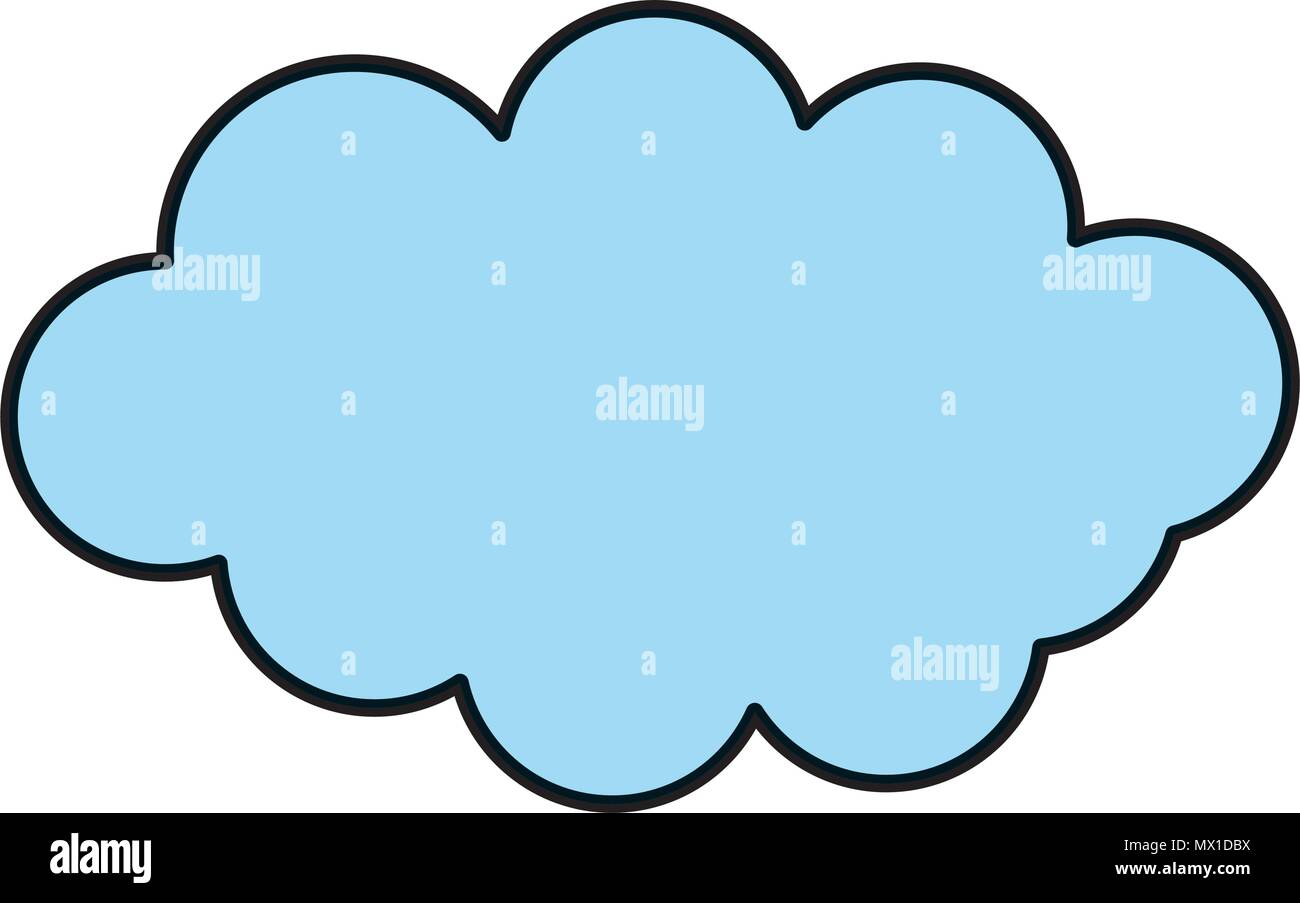 color nature fluffy cloud weather in the sky Stock Vector Image & Art ...