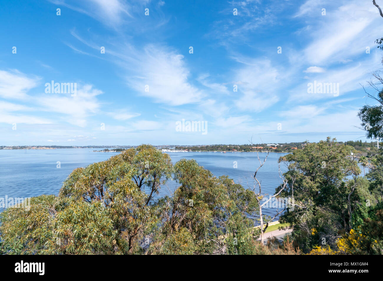 Swan River Perth Views Stock Photo Alamy