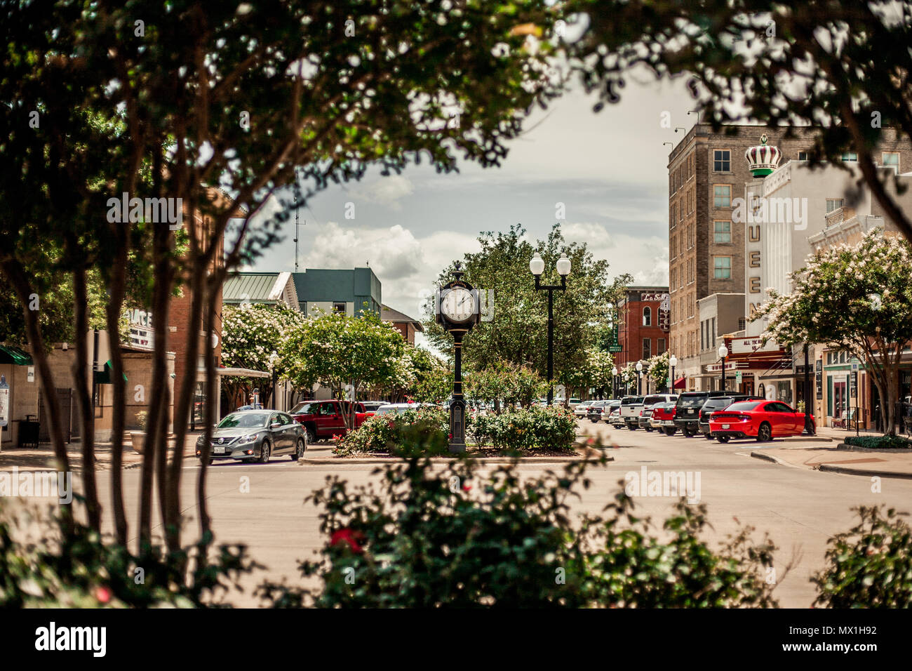 Downtown Bryan, Texas Stock Photo Alamy