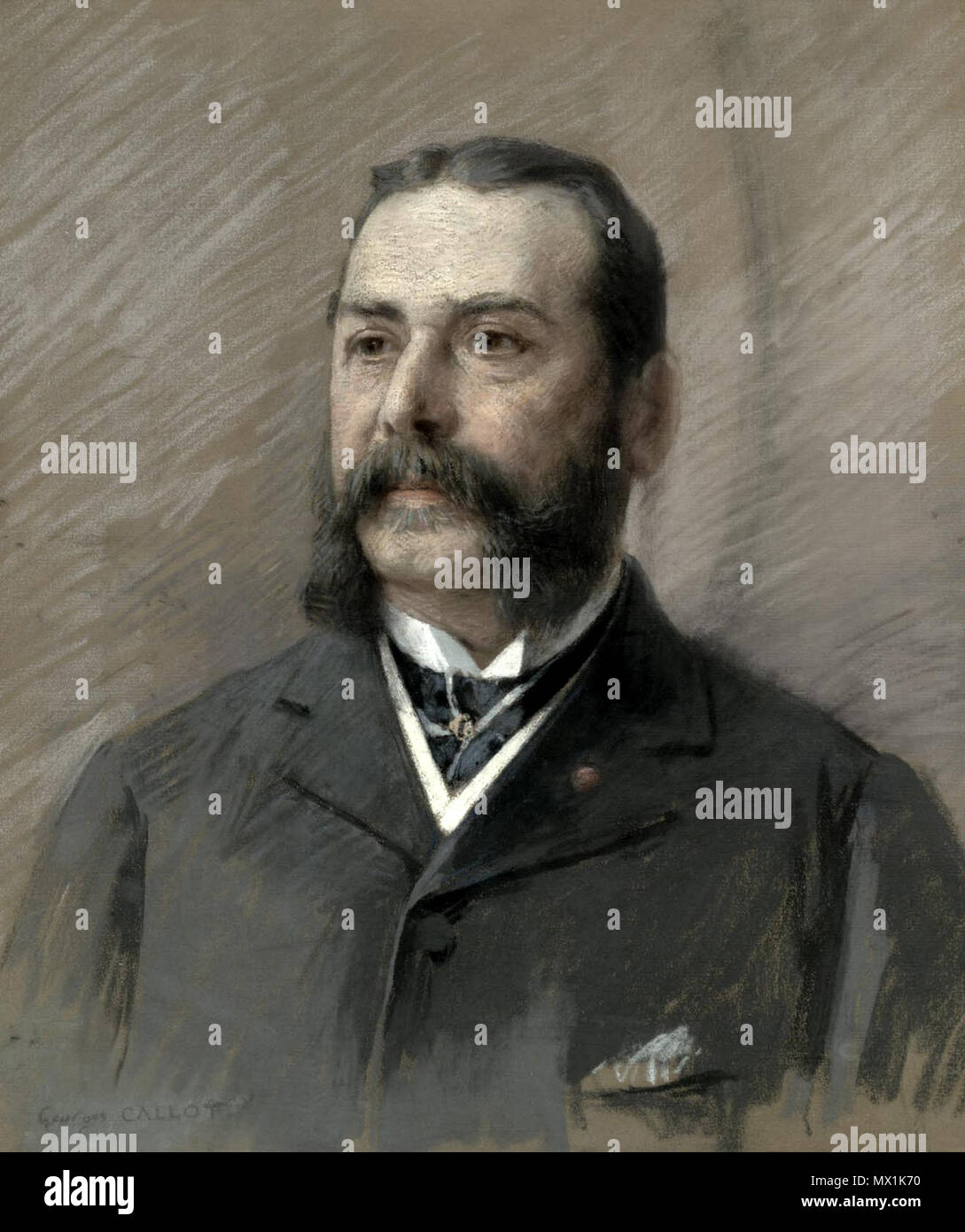 . Alexandru Lahovary . 1880s?. Georges Callot (1857-1903) 240 Georges Callot - Alexandru Lahovary Stock Photo