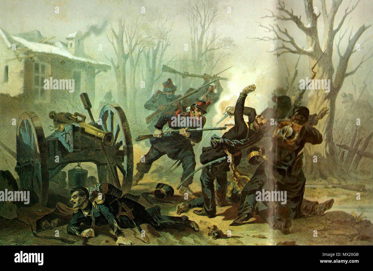 . English Engagement during the battle of Novara (1849) Italiano