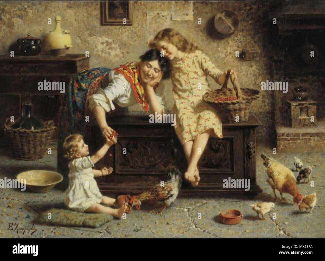 . A Treat for Baby 22 A Treat for Baby Stock Photo