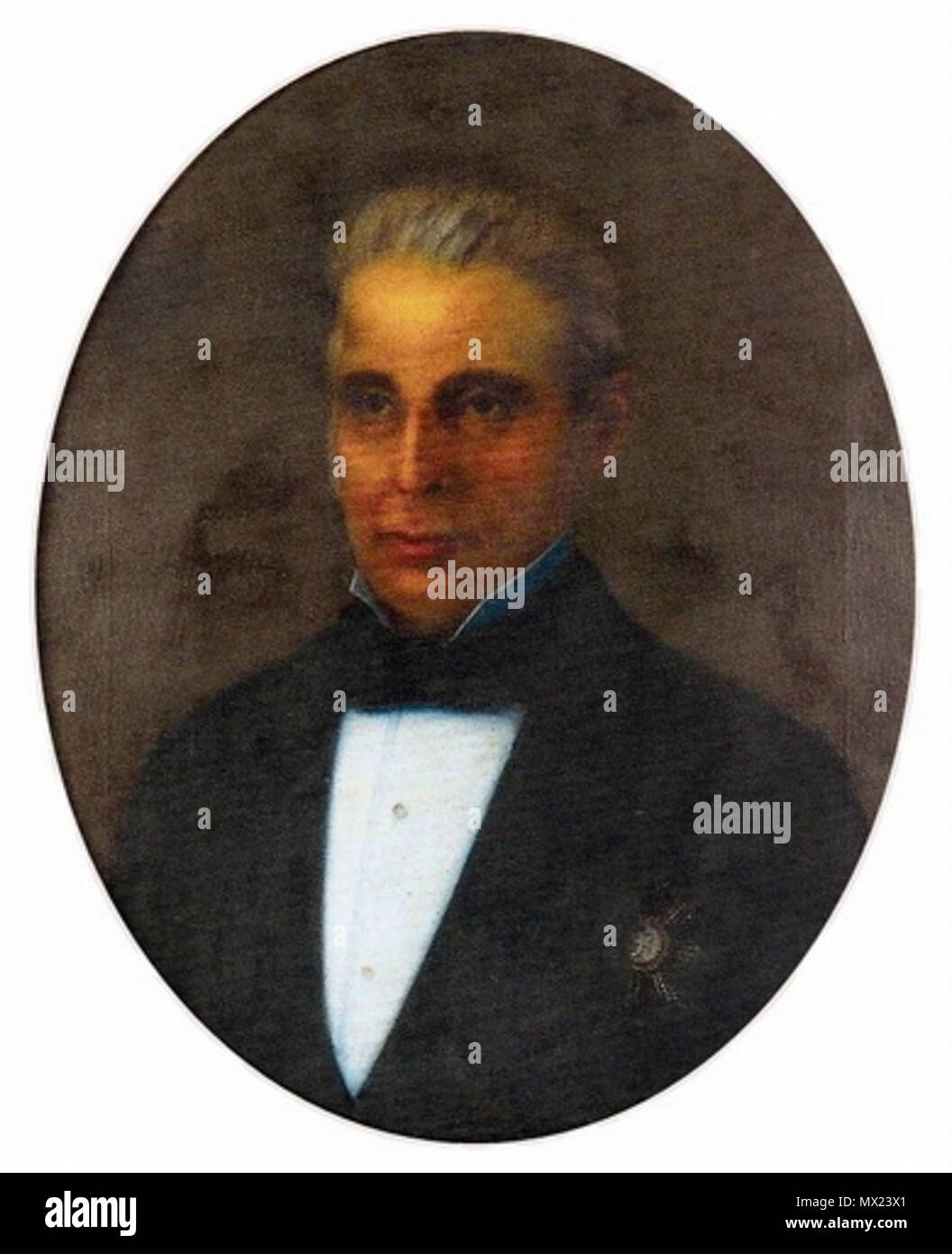65 Autor desconhecido - Comendador José Antônio Machado Stock Photo