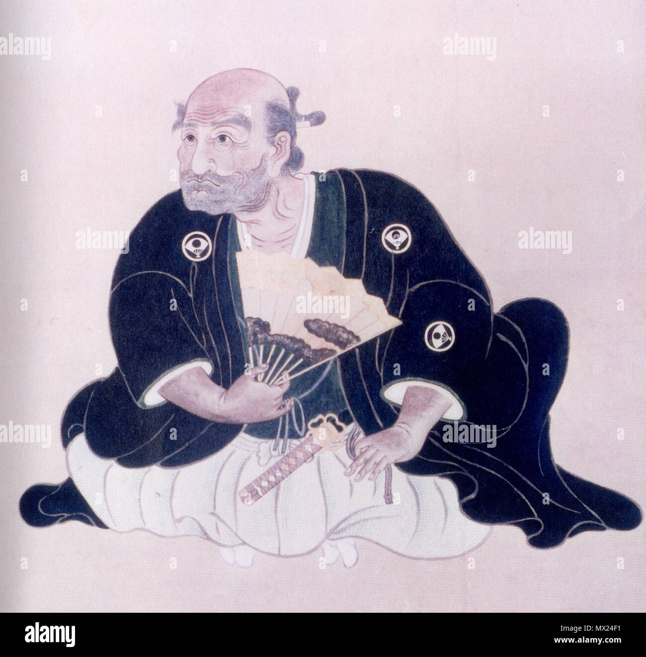 日本語: 出羽久保田藩3代藩主・佐竹義処の肖像画。 . 1 January 日本語: 出羽久保田藩3代藩主・佐竹義処の肖像画。 . 1 January