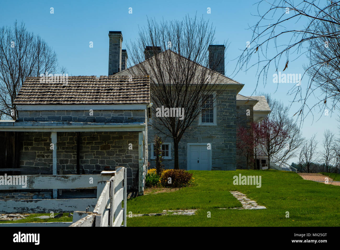 Belle Grove Plantation, 336 Belle Grove Road, Middletown, Virginia Stock Photo