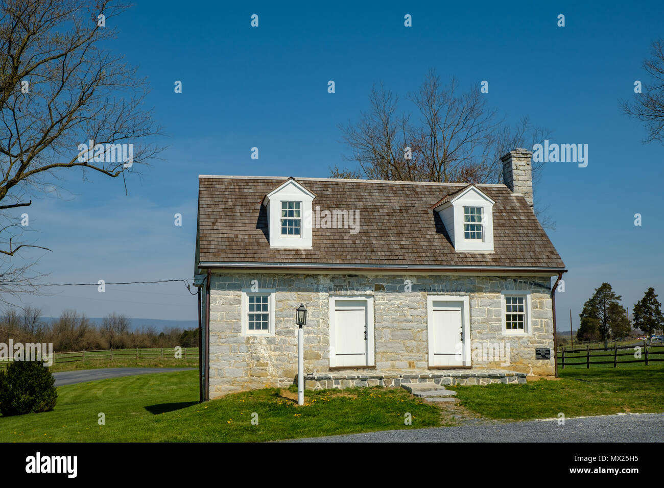 Belle Grove Plantation, 336 Belle Grove Road, Middletown, Virginia Stock Photo