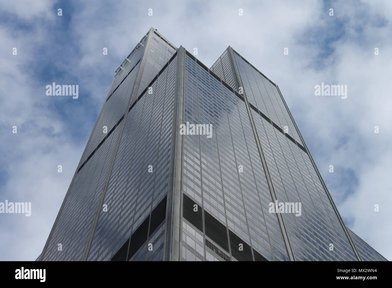Willis Tower Skydeck Stock Photo
