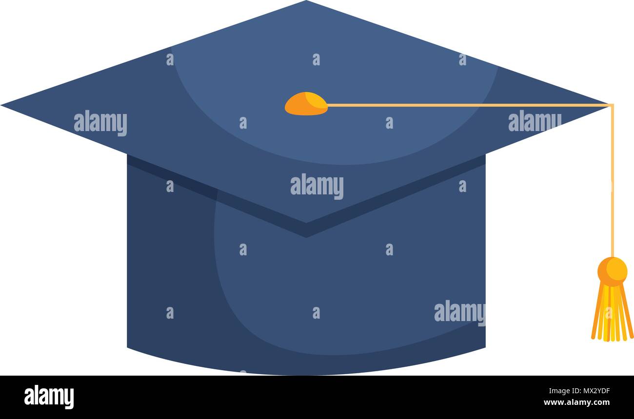 graduation hat isolated icon vector illustration design Stock Vector ...