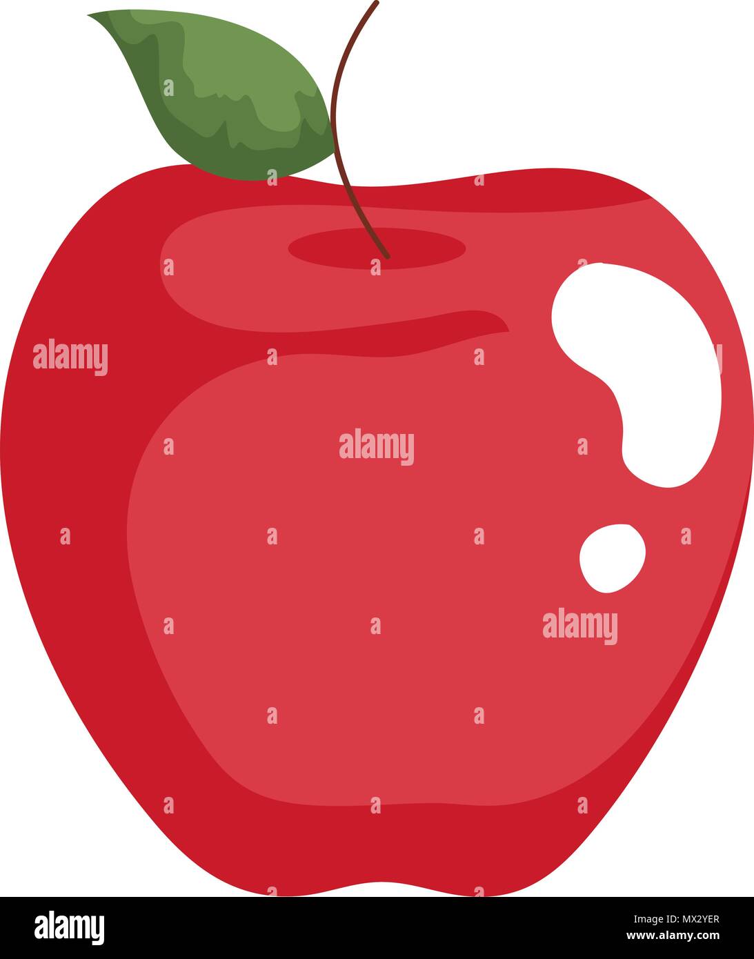 apple fresh fruit icon vector illustration design Stock Vector Image ...