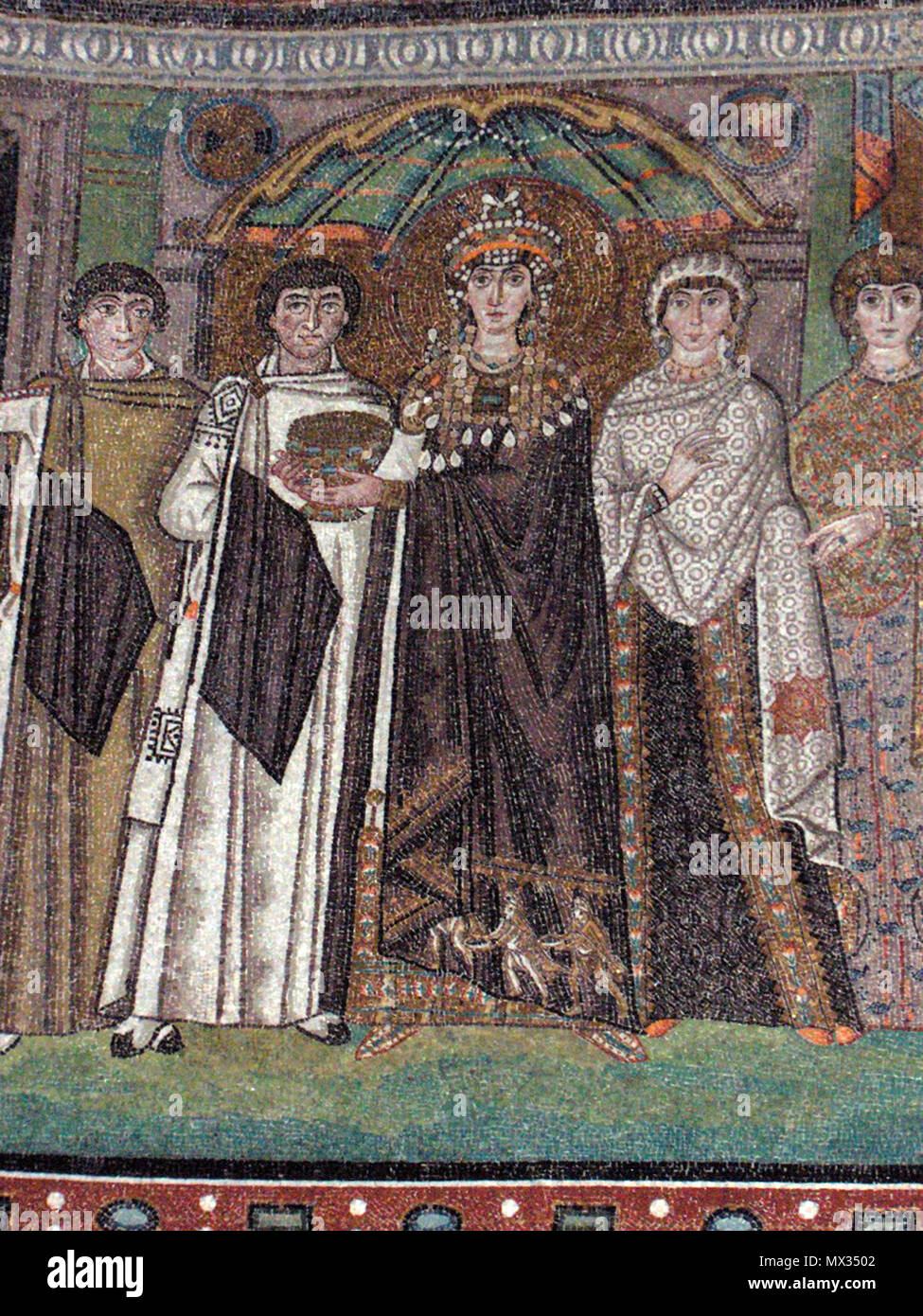 Empress theodora and her court hires stock photography and images Alamy