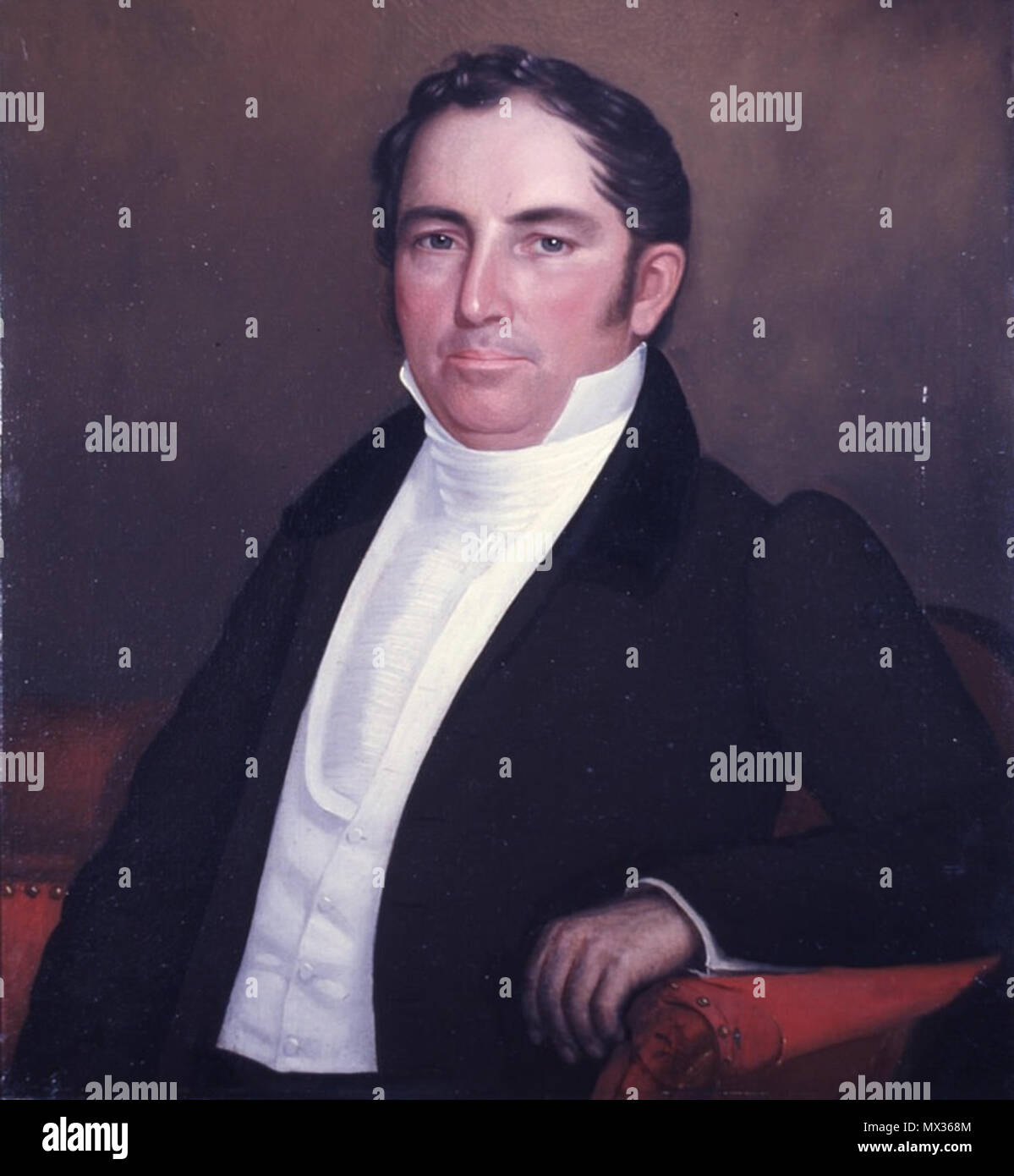 . English: Abram M. Scott, Mississippi Governor. circa 1833. Unknown 24 Abram M. Scott (Mississippi Governor) Stock Photo