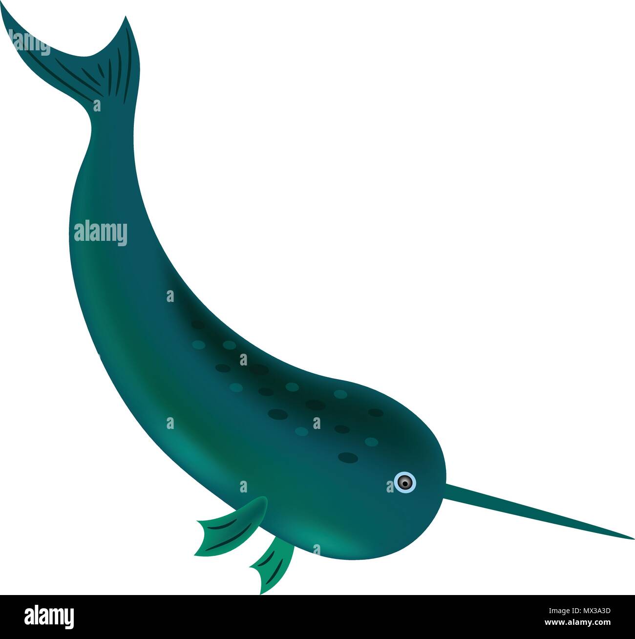 Narwhal horn hires stock photography and images Alamy