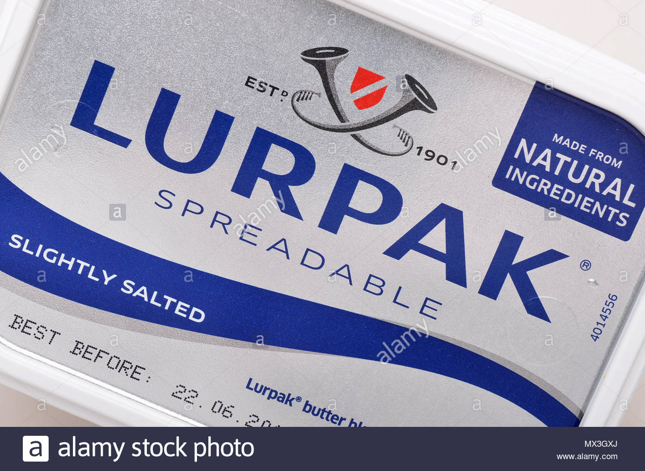 Download Closeup Of Lurpak Spreadable Butter Tub Lid Showing Logo Stock Photo Alamy Yellowimages Mockups