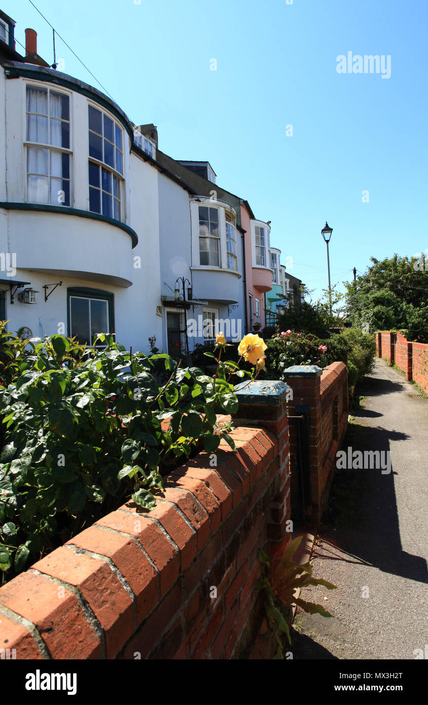 Typical Seaside cottages in Weymouth Dorset England Stock Photo Alamy