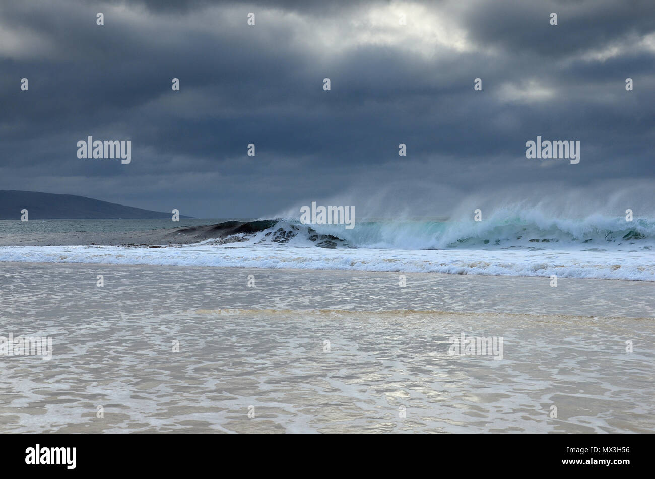 Scarista Wave Stock Photo