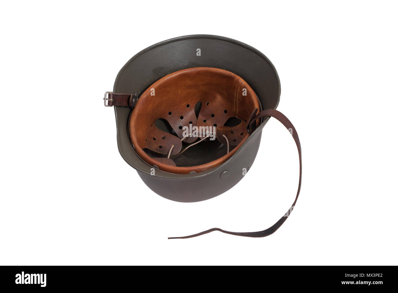 German Army helmet isolated on a white background Stock Photo - Alamy