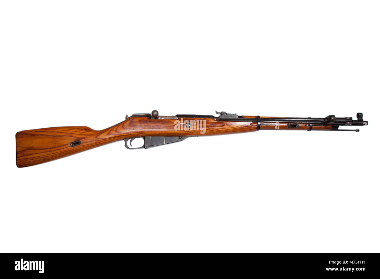 russian mosin's rifle isolated on white Stock Photo - Alamy