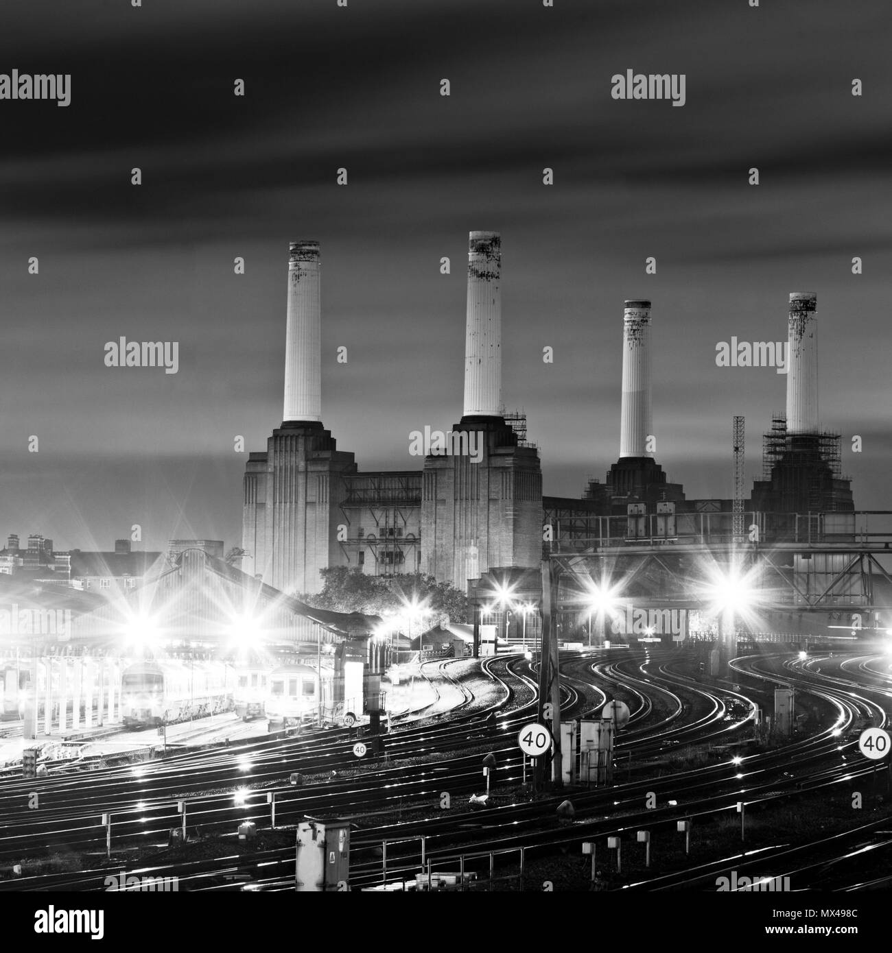 Battersea Power Station Stock Photo Alamy