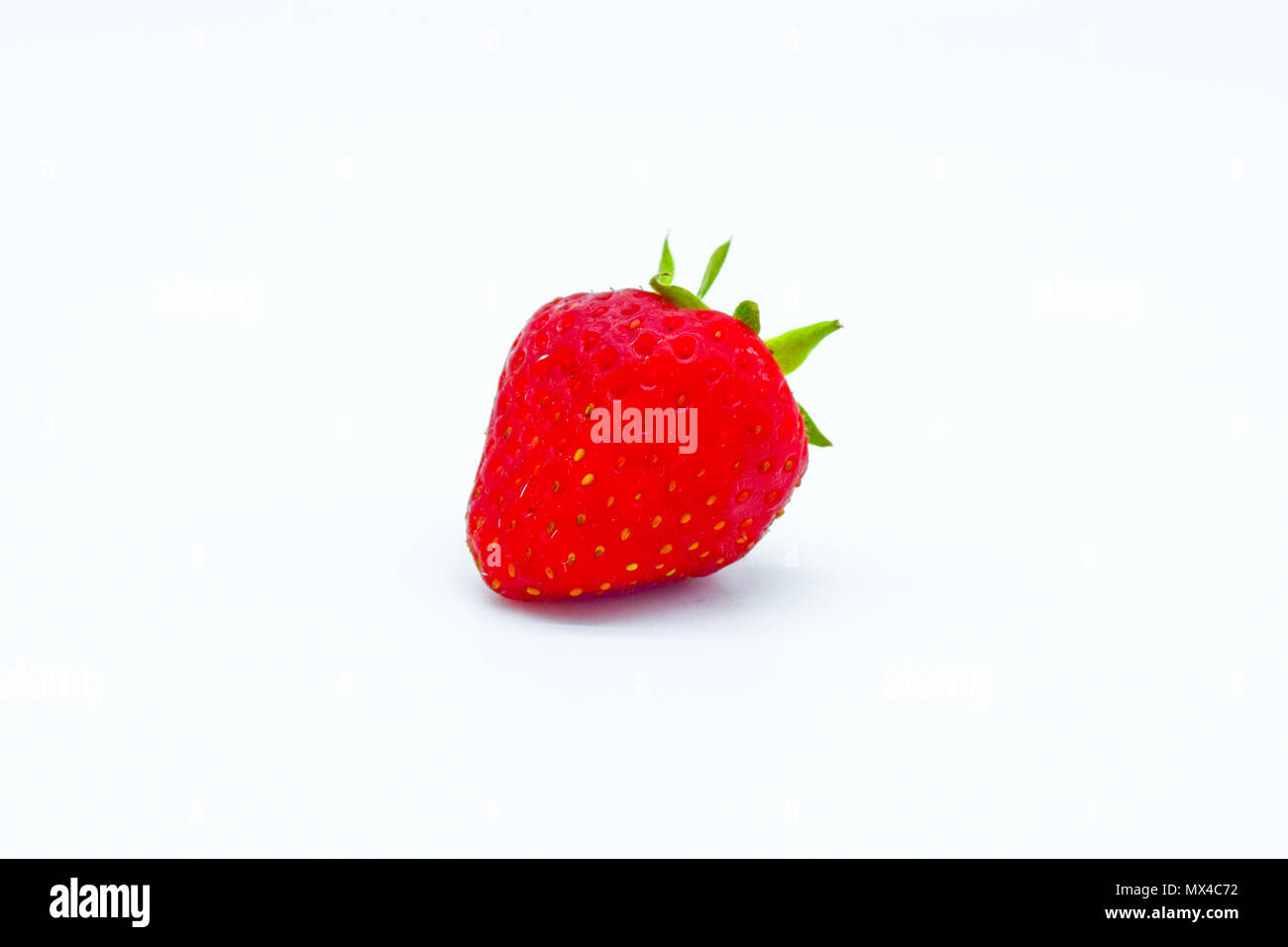 strawberry fruit isolated on white background Stock Photo - Alamy