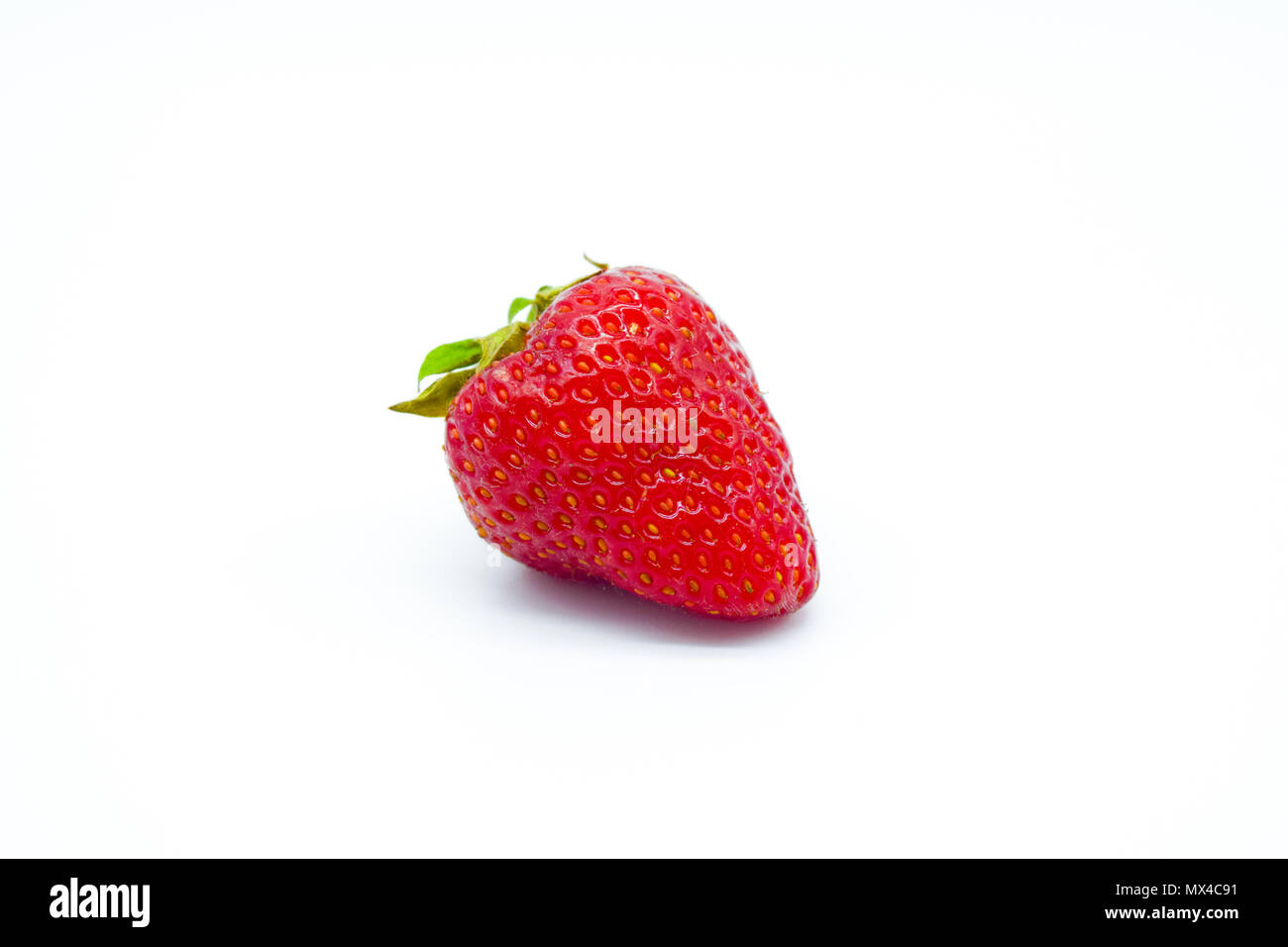 strawberry fruit isolated on white background Stock Photo - Alamy