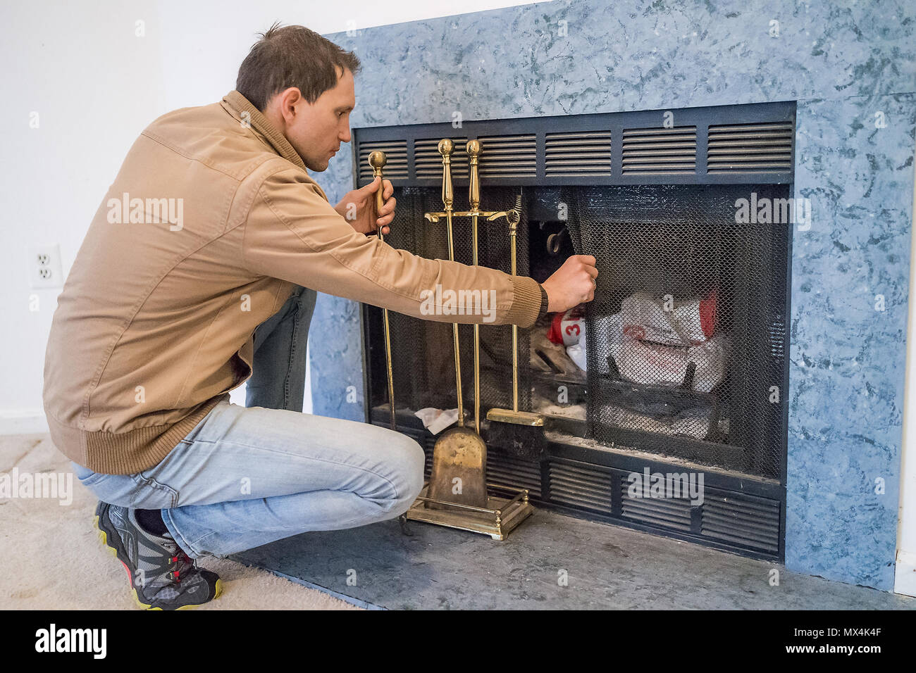 Fireplace Accessories Home Stock Photos Fireplace Accessories