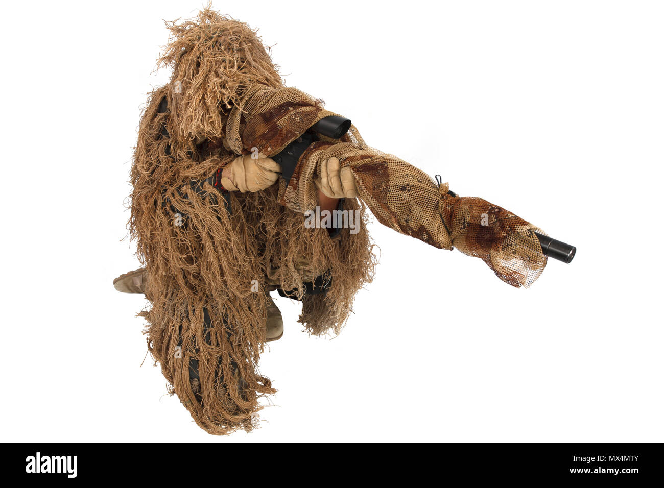 sniper in ghillie suit Stock Photo - Alamy