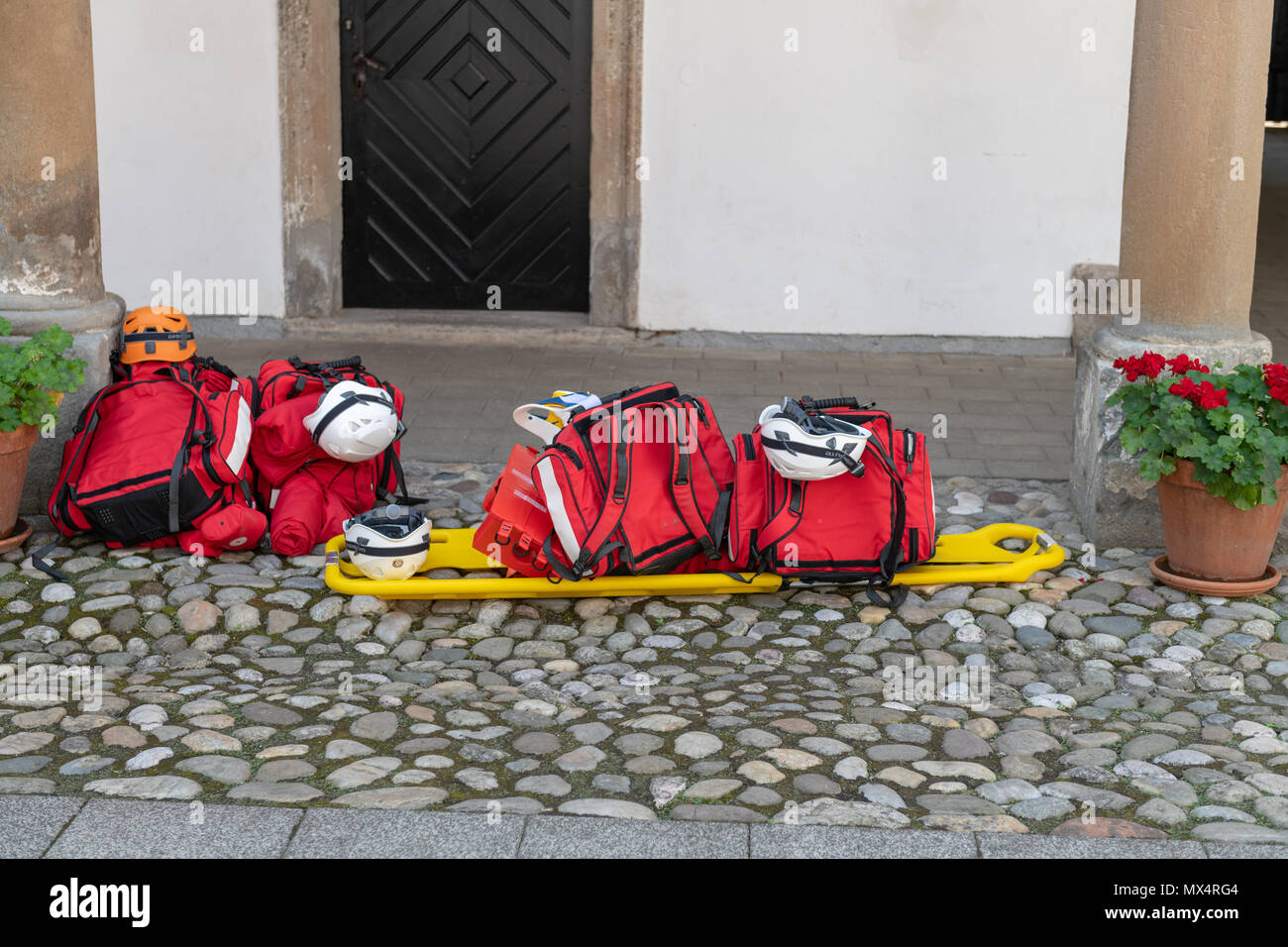 Young Man Taking Out First Aid Kit from Backpack Stock Photo - Image of  activity, knee: 221053786