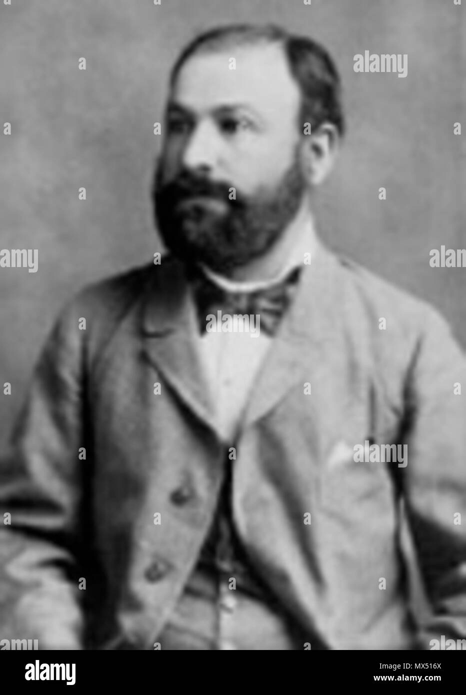 . English: Photograph of the composer Jan Levoslav Bella, dating from c. 1880 . circa 1880. Unknown 79 Bella jan levoslav Stock Photo