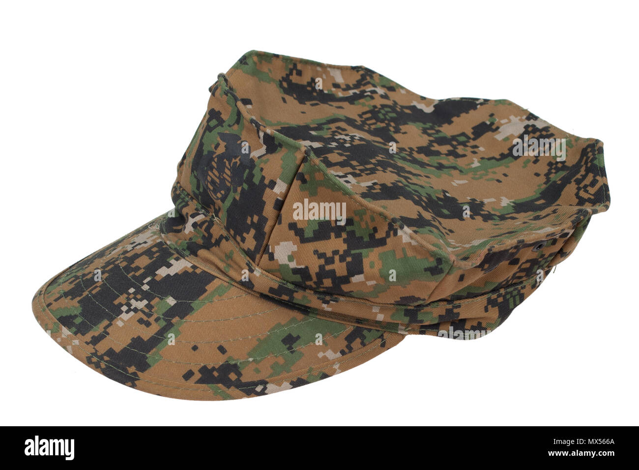 us marine camouflage cap isolated on white background Stock Photo - Alamy
