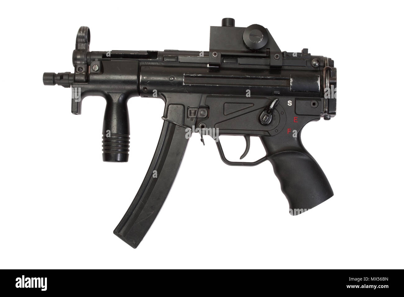 german submachine gun MP5 isolated Stock Photo - Alamy
