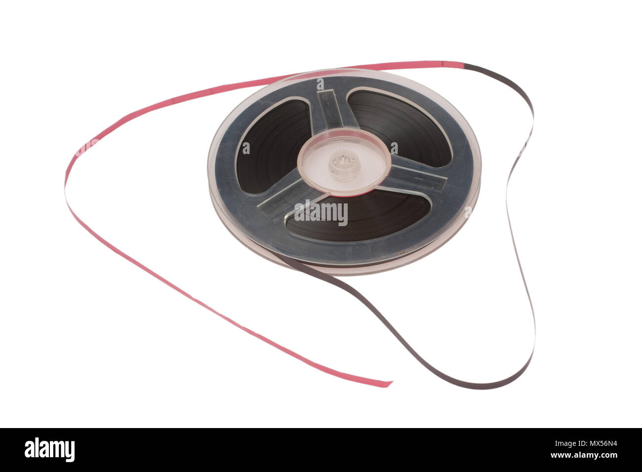 Vintage audio tape reel isolated Stock Photo Alamy