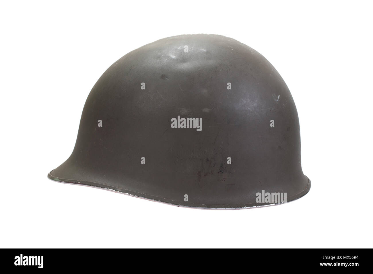 Austrian army helmet isolated on a white background Stock Photo - Alamy