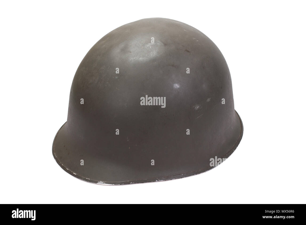 Austrian army helmet isolated on a white background Stock Photo - Alamy