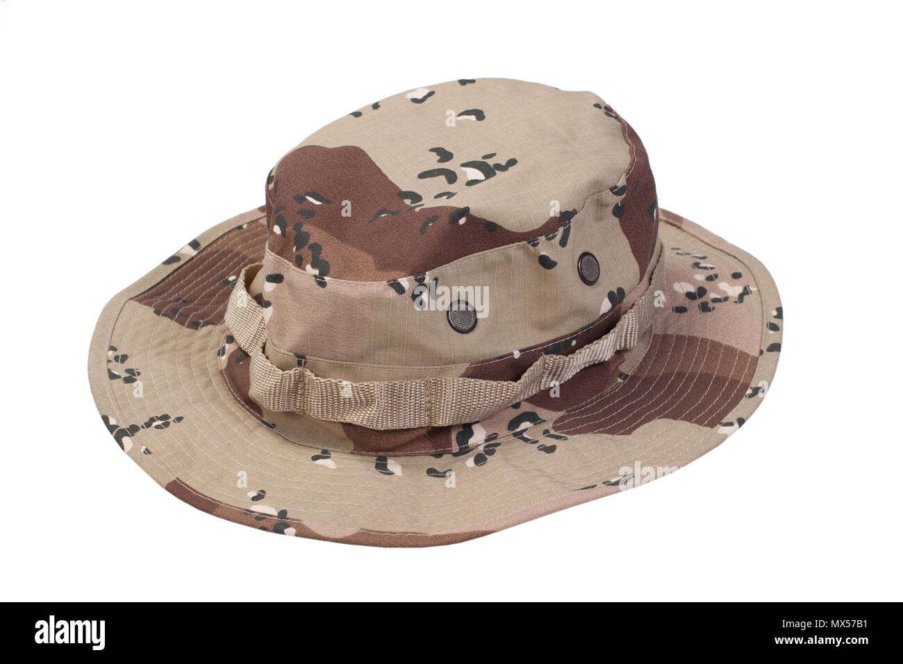 camouflage boonie hat isolated on a white background Stock Photo Alamy