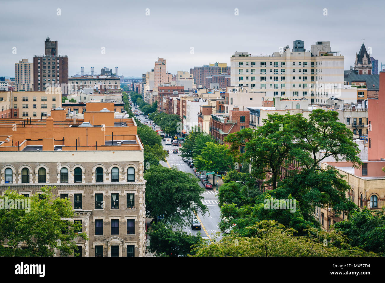 View of Harlem from Morningside Heights, in Manhattan, New York City Stock Photo Alamy