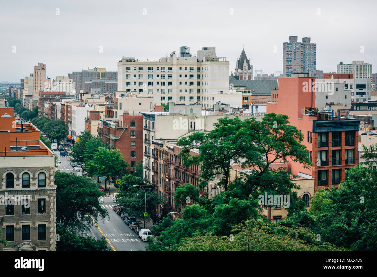 View of Harlem from Morningside Heights, in Manhattan, New York City Stock Photo Alamy