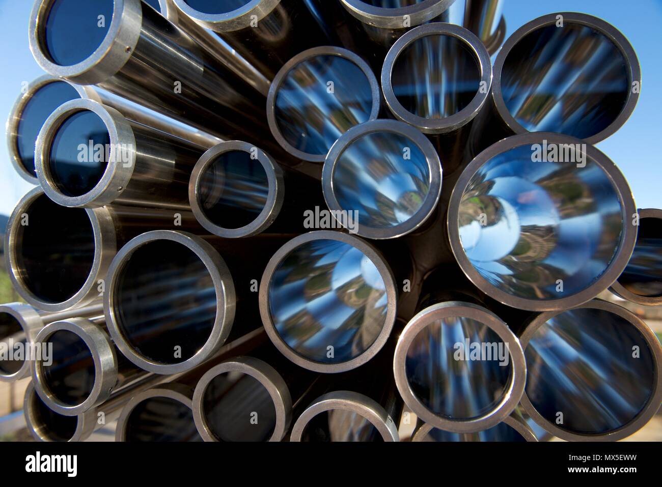 Stack of pipes Stock Photo - Alamy