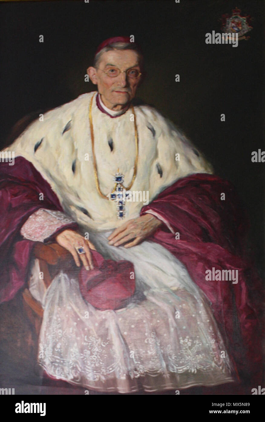 . Franz Egger, Bischof von Brixen von 1912 bis 1918 . 1914. Orazio Gaigher (1870–1938) 85 Bischof Franz Egger von Orazio Gaigher 1914 Stock Photo