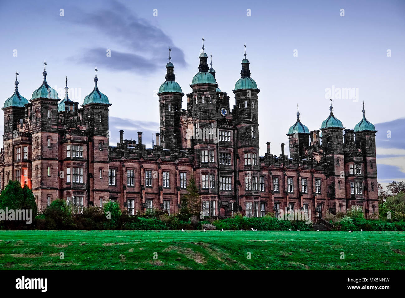 Edinburgh, UK. 16th May, 2018. Gothic hospital building