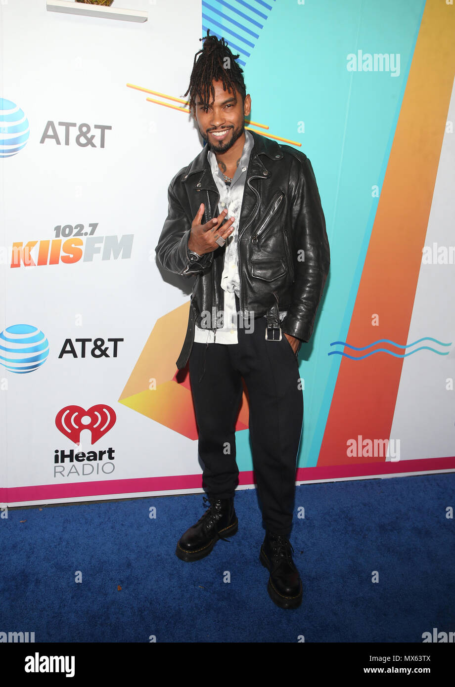 Los Angeles, Ca, USA. 2nd June, 2018. Miguel at iHeartRadio Wango Tango by AT&T at Banc of California Stadium in Los Angeles, California on June 2, 2018. Credit: MediaPunch Inc/Alamy Live News Stock Photo