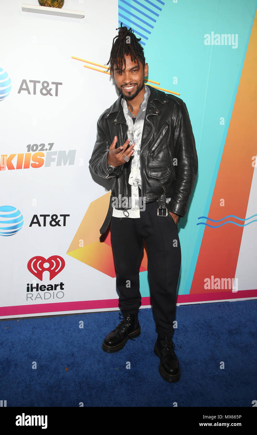Los Angeles, Ca, USA. 2nd June, 2018. Miguel, at iHeartRadio Wango Tango by AT&T at Banc of California Stadium in Los Angeles, California on June 2, 2018. Credit: MediaPunch Inc/Alamy Live News Stock Photo