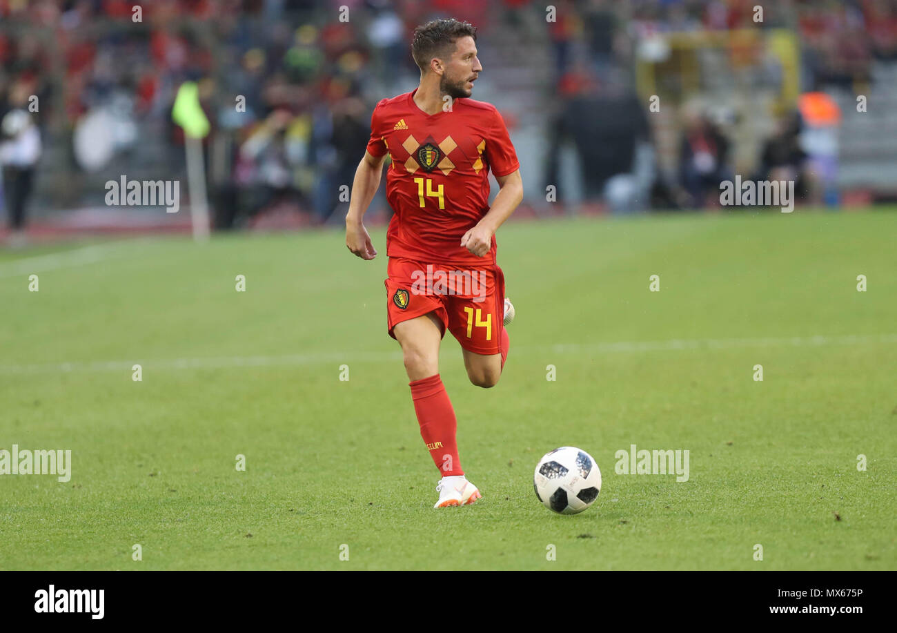 Brussels, Belgium. 2nd Jun, 2018. Dries Mertens (Belgium) during the 2018 FIFA Friendly Game football match between Belgium and Portugal on June 2, 2018 at the King Baudouin Stadium in Brussels, Belgium - Photo Laurent Lairys / DPPI Credit: Laurent Lairys/Agence Locevaphotos/Alamy Live News Stock Photo