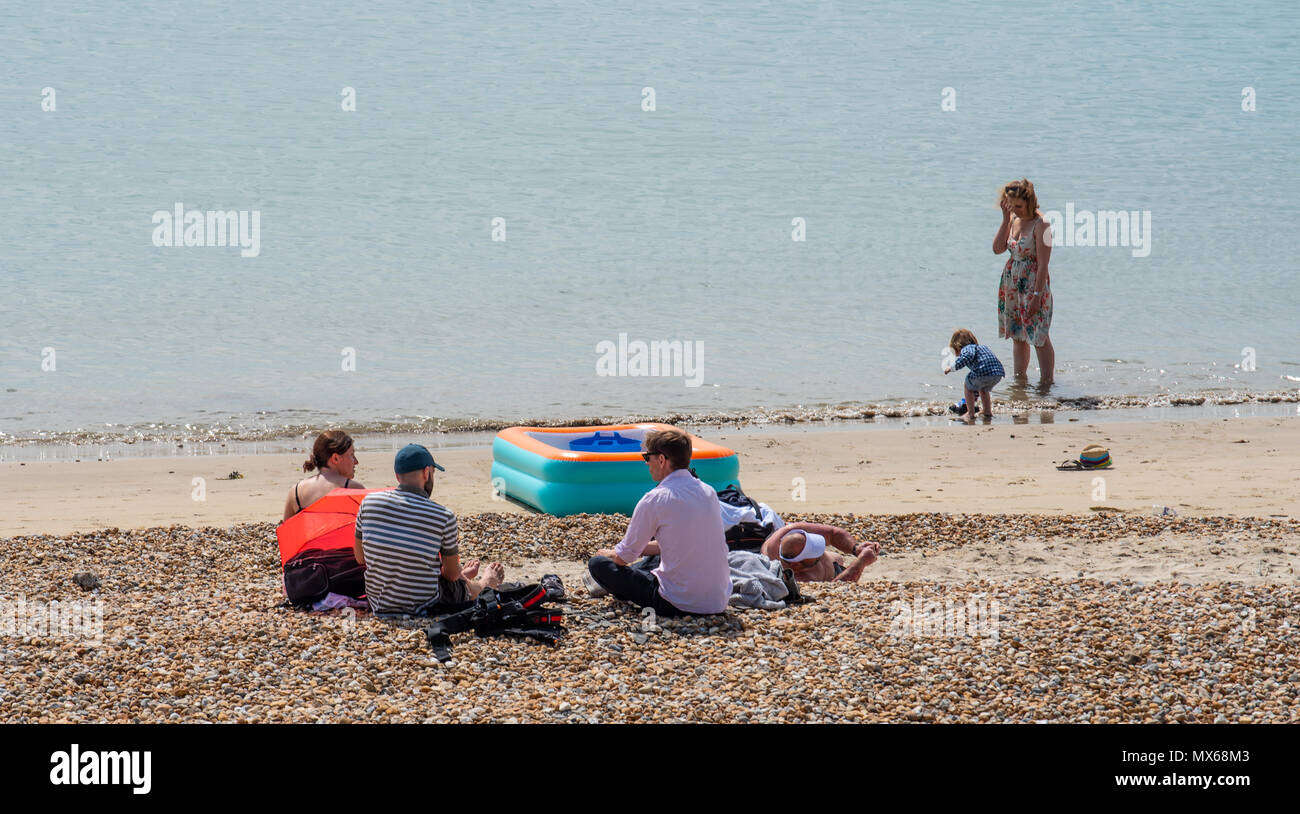 Lyme Regis, Dorset, UK. 3rd June 2018. UK Weather Sunshine in Lyme